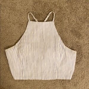 Striped crop tank from Pacsun